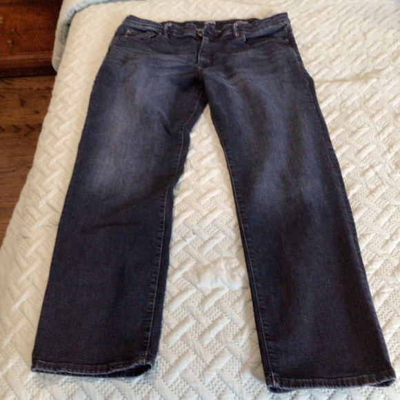 CHAPS Men’s Slim Straight 5 Pocket Denim Jeans Blue Size 38 X 32 - Picture 4 of 8